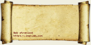 Mina Galić vizit kartica